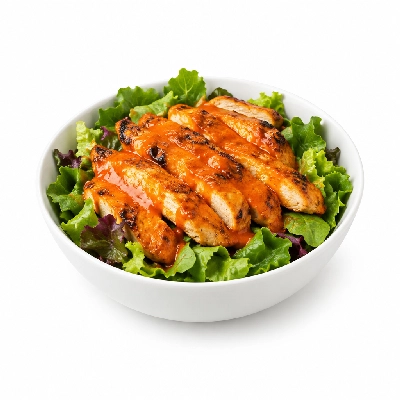 East Coast Wings + Grill Buffalo Salad with Chicken Grilled X-Hot