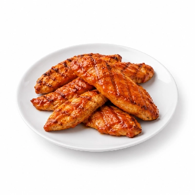 East Coast Wings + Grill Grilled Chicken Tenders with Hot Sauce