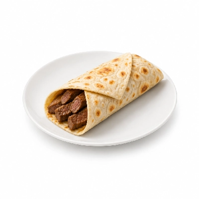 East Coast Wings + Grill Steak Buffalo Wrap with Flour Tortilla Medium