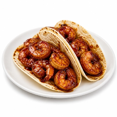 East Coast Wings + Grill Grilled Sweet Sour BBQ Shrimp Tacos