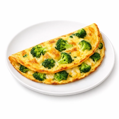 Easy Broccoli and Cheese Omelet
