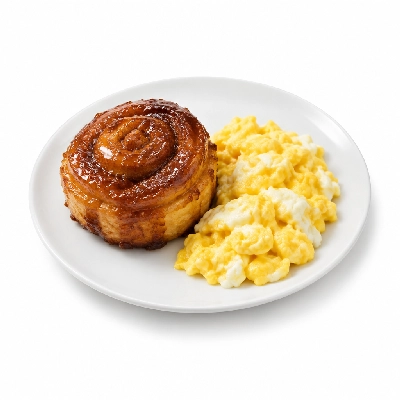 Eat'n Park Breakfast Grilled Stickies and Eggs