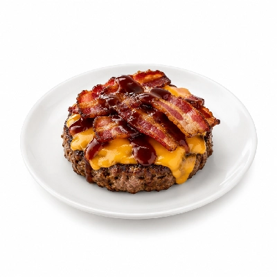 Eat'n Park Burgers Black Angus BBQ Bacon & Cheddar