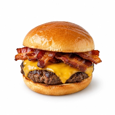Eat'n Park Burgers Classic Black Angus Bacon Cheeseburger
