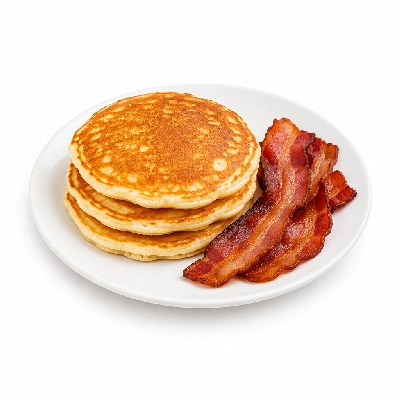 Eat'n Park Children S Breakfast Giggle W Pancakes & Bacon