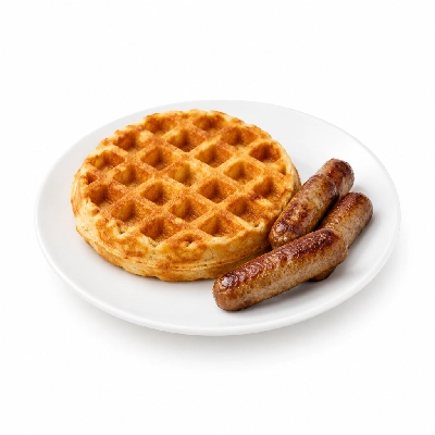 Eat'n Park Children S Breakfast Giggle W Waffle & Sausage