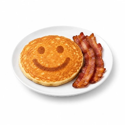 Eat'n Park Children S Breakfast Grin with Bacon
