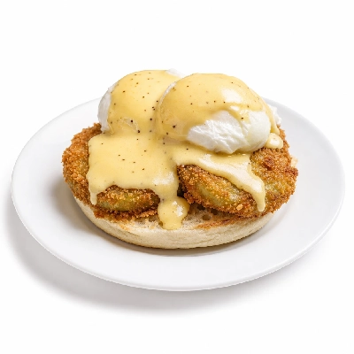 Egg Harbor Cafe Benedicts Fried Green Tomato