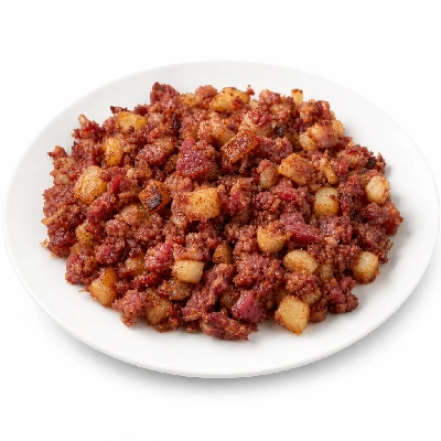 Egg Harbor Cafe Traditional Breakfast with Corned Beef Hash