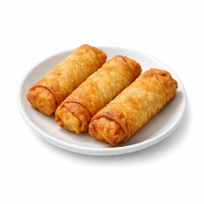Egg rolls chicken refrigerated heated