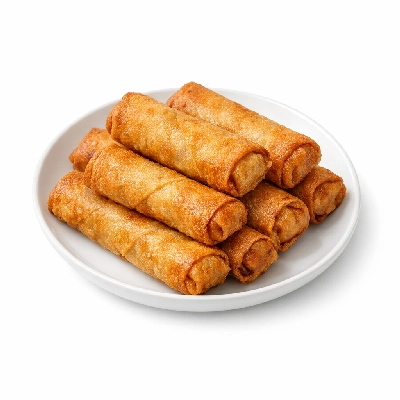 Egg rolls pork refrigerated heated