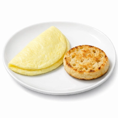 Egg White Omelet & 1/2 English Muffin