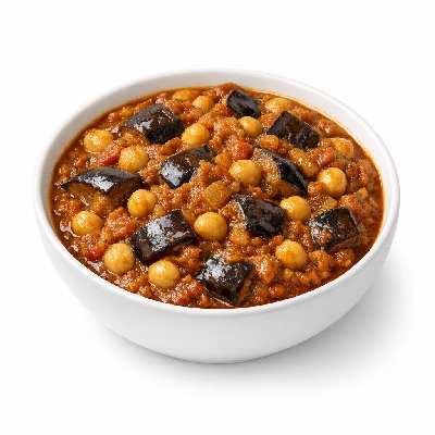 Eggplant Chickpea Curry