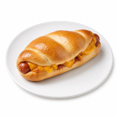Einstein Bros. Bagel Dogs Chicken and Cheddar Wrapper