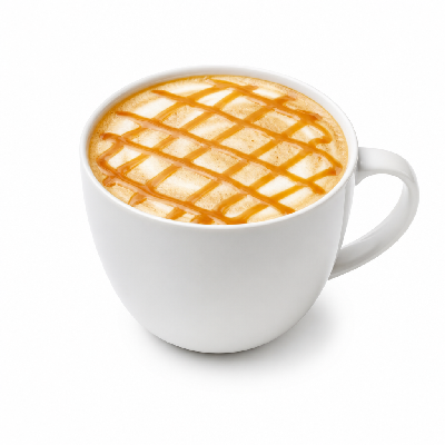 Einstein Bros. Coffee Specialty Caramel Macchiato Large (Nonfat Milk)