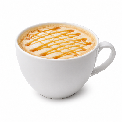 Einstein Bros. Coffee Specialty Caramel Macchiato Large (Red. Fat Milk)
