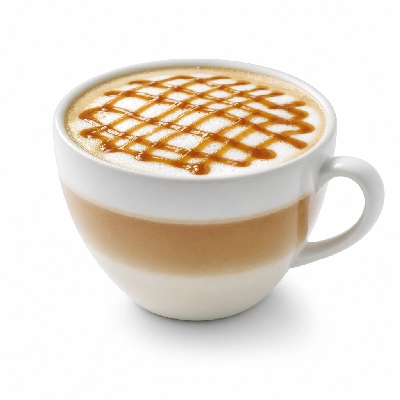 Einstein Bros. Coffee Specialty Caramel Macchiato Med (Whole Milk)