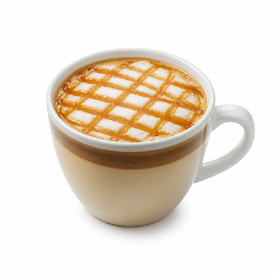 Einstein Bros. Coffee Specialty Caramel Macchiato Regular (Red. Fat Milk)