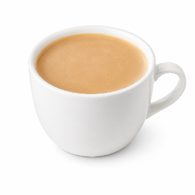 Einstein Bros. Coffee Specialty with 2% Milk Vanilla Hazelnut Latte Med