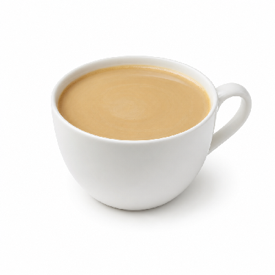 Einstein Bros. Coffee Specialty with 2% Milk Vanilla Hazelnut Latte Regular
