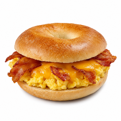 Einstein Bros. Egg Sandwiches Bacon & Cheddar For