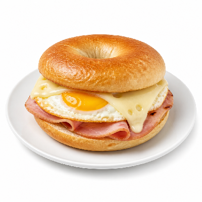Einstein Bros. Egg Sandwiches Ham & Swiss