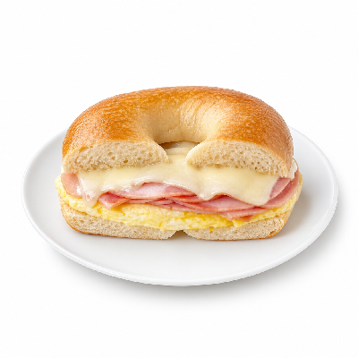 Einstein Bros. Egg Sandwiches Ham & Swiss For