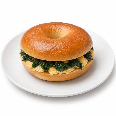 Einstein Bros. Gourmet Bagels Spinach Florentine