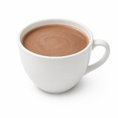 Einstein Bros. Hot Beverages Chocolate Large (Nonfat Milk)