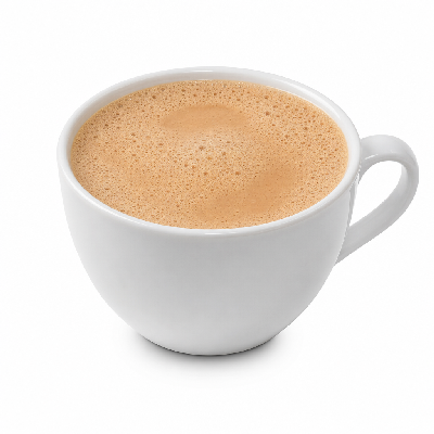Einstein Bros. Hot Beverages with 2% Milk Chai Tea Latte Regular