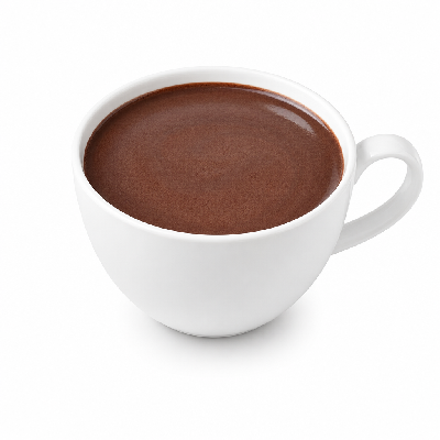 Einstein Bros. Hot Beverages with 2% Milk Dark Chocolate Large