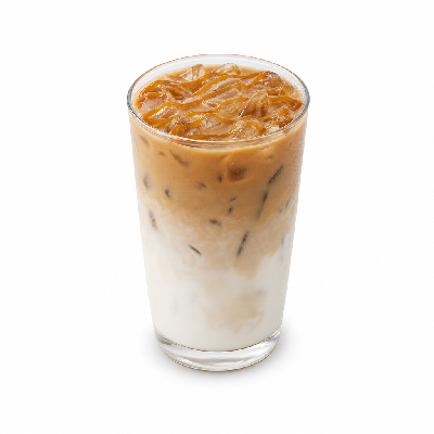 Einstein Bros. Iced Specialty Coffee Caramel Macchiato Large (Nonfat Milk)