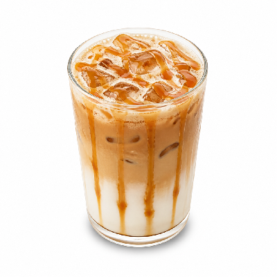 Einstein Bros. Iced Specialty Coffee Caramel Macchiato Med (Nonfat Milk)