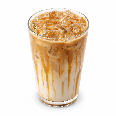 Einstein Bros. Iced Specialty Coffee Caramel Macchiato Med (Whole Milk)