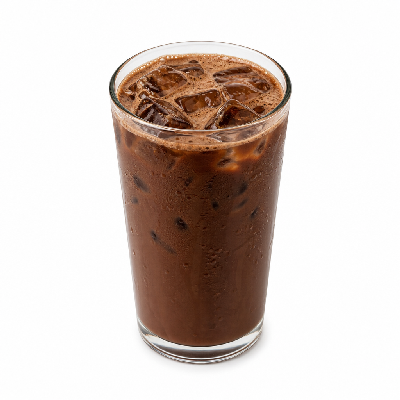 Einstein Bros. Iced Specialty Coffee Dark Chocoalte Mocha Large (Red. Fat Milk)