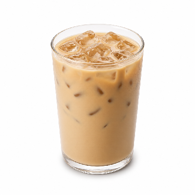 Einstein Bros. Iced Specialty Coffee Vanilla Hazelnut Latte Large (Whole Milk)