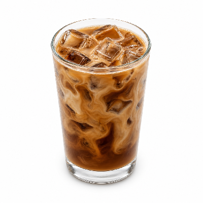 Einstein Bros. Iced Specialty Coffee with 2% Milk Dark Chocolate Mocha Med