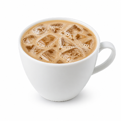 Einstein Bros. Iced Specialty Coffee with 2% Milk Sugar Free Vanilla Hazelnut Latte Large