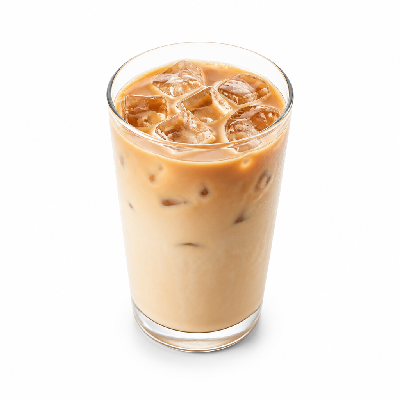 Einstein Bros. Iced Specialty Coffee with 2% Milk Sugar Free Vanilla Hazelnut Latte Med