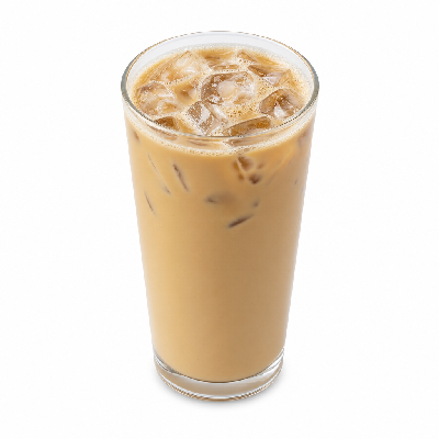 Einstein Bros. Iced Specialty Coffee with 2% Milk Sugar Free Vanilla Latte Large