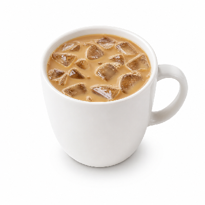 Einstein Bros. Iced Specialty Coffee with 2% Milk Sugar Free Vanilla Latte Med