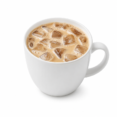 Einstein Bros. Iced Specialty Coffee with 2% Milk Vanilla Hazelnut Latte Large