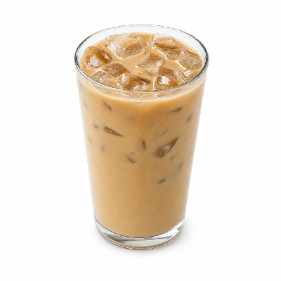 Einstein Bros. Iced Specialty Coffee with 2% Milk Vanilla Latte Large