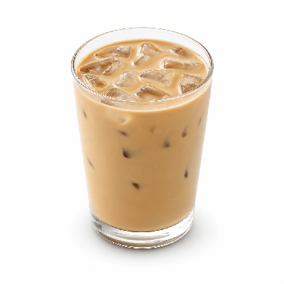 Einstein Bros. Iced Specialty Coffee with 2% Milk Vanilla Latte Med