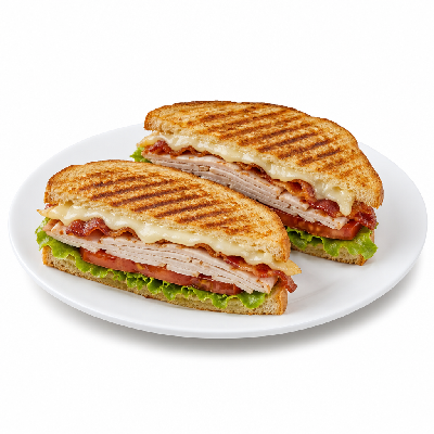 Einstein Bros. Lunch Paninis Turkey Club Panini