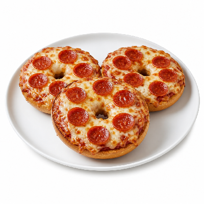 Einstein Bros. Pizza Bagels Pepperoni