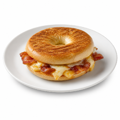 Einstein Bros. The Lighter Side Bacon & Cheese Bagel Thin Panini