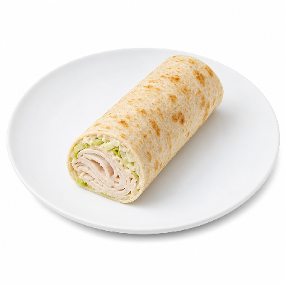 Einstein Bros. The Lighter Side Turkey Tornado Wrap