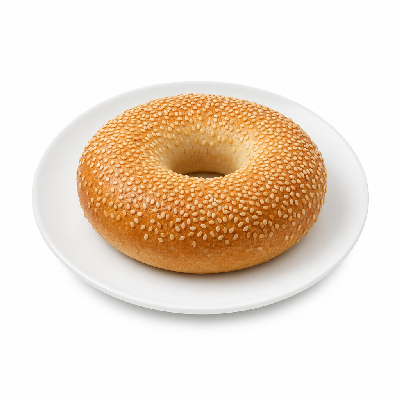 Einstein Bros. Veg Out on Sesame Seed Bagel