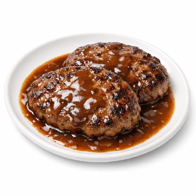 Entrees and sides banquet salisbury steak with gravy family size frozen unprepared